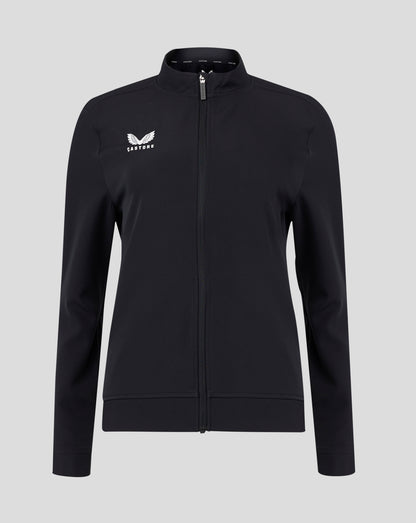 Womens Track Jacket - Caviar