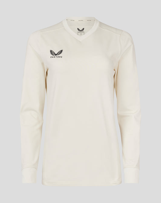 Womens Cricket Jumper - Cannoli Cream