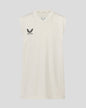 Womens Cricket Sleeveless Jumper - Cannoli Cream