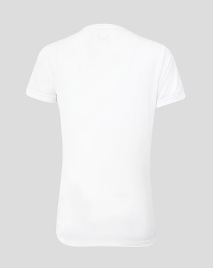 Womens Marble Performance Tee - Brilliant White