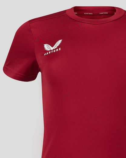 Womens Performance Tee - Biking Red