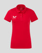 Womens Cotton Leisure Polo - True Red