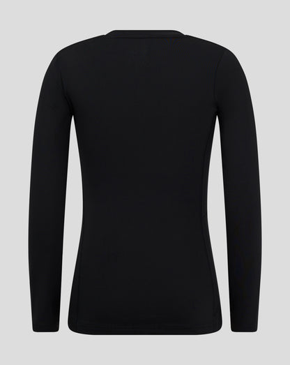 Junior Baselayer Long Sleeve Top - Caviar