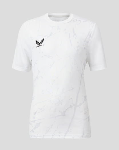 Junior Marble Performance Tee - Brilliant White