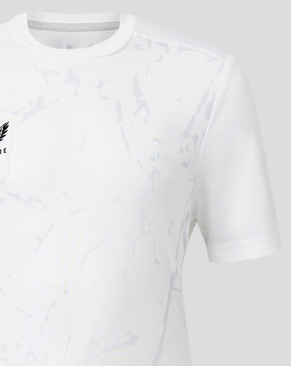 Junior Marble Performance Tee - Brilliant White