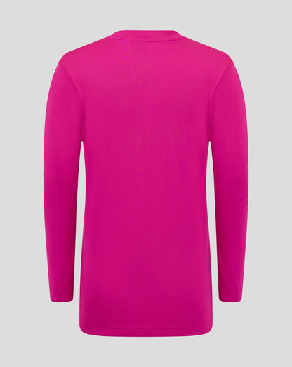 Junior Long Sleeve Performance Tee - Beetroot Purple