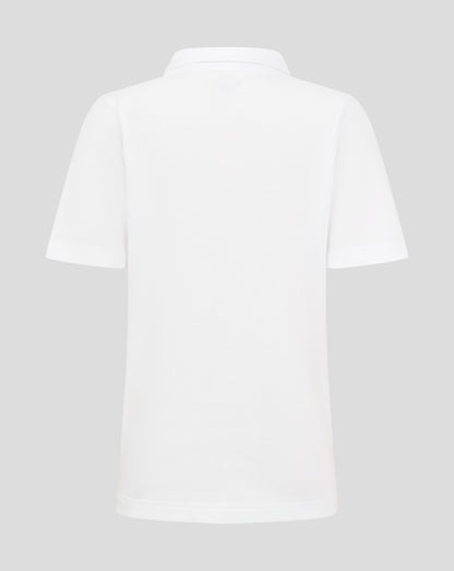 Junior Cotton Leisure Polo - Brilliant White