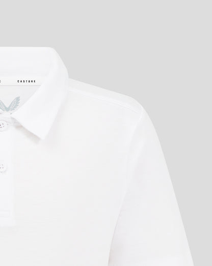 Junior Cotton Leisure Polo - Brilliant White