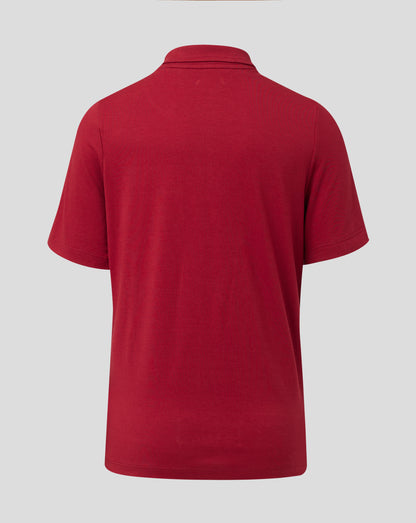 Junior Cotton Leisure Polo - Biking Red