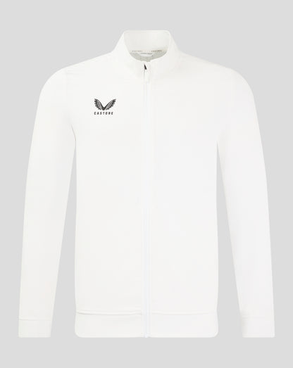 Mens Track Jacket - Brilliant White