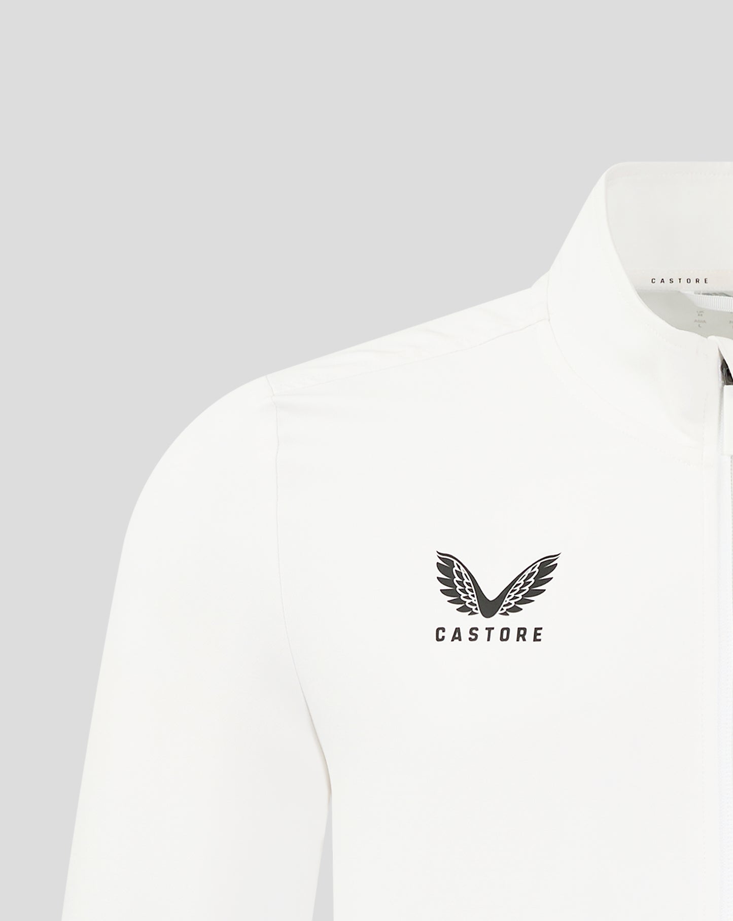 Mens Track Jacket - Brilliant White