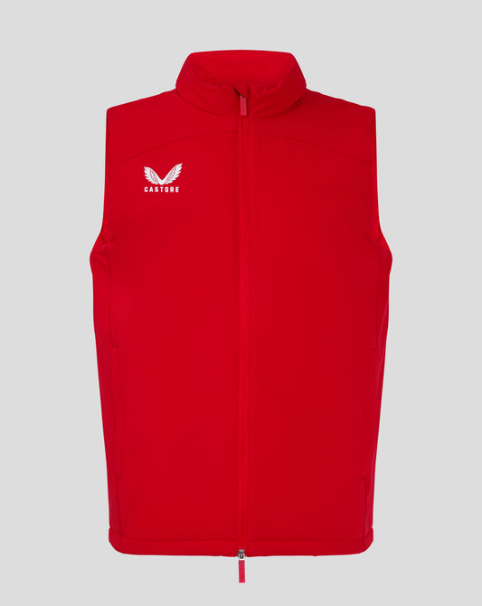 Mens Padded Gilet - True Red