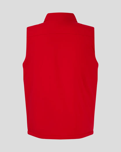 Mens Padded Gilet - True Red