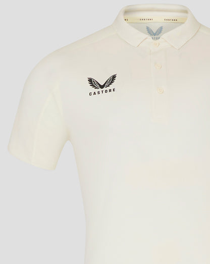 Mens Cricket Playing Shirt - Cannoli Cream