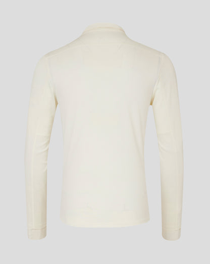 Mens Cricket Long Sleeve Shirt - Cannoli Cream