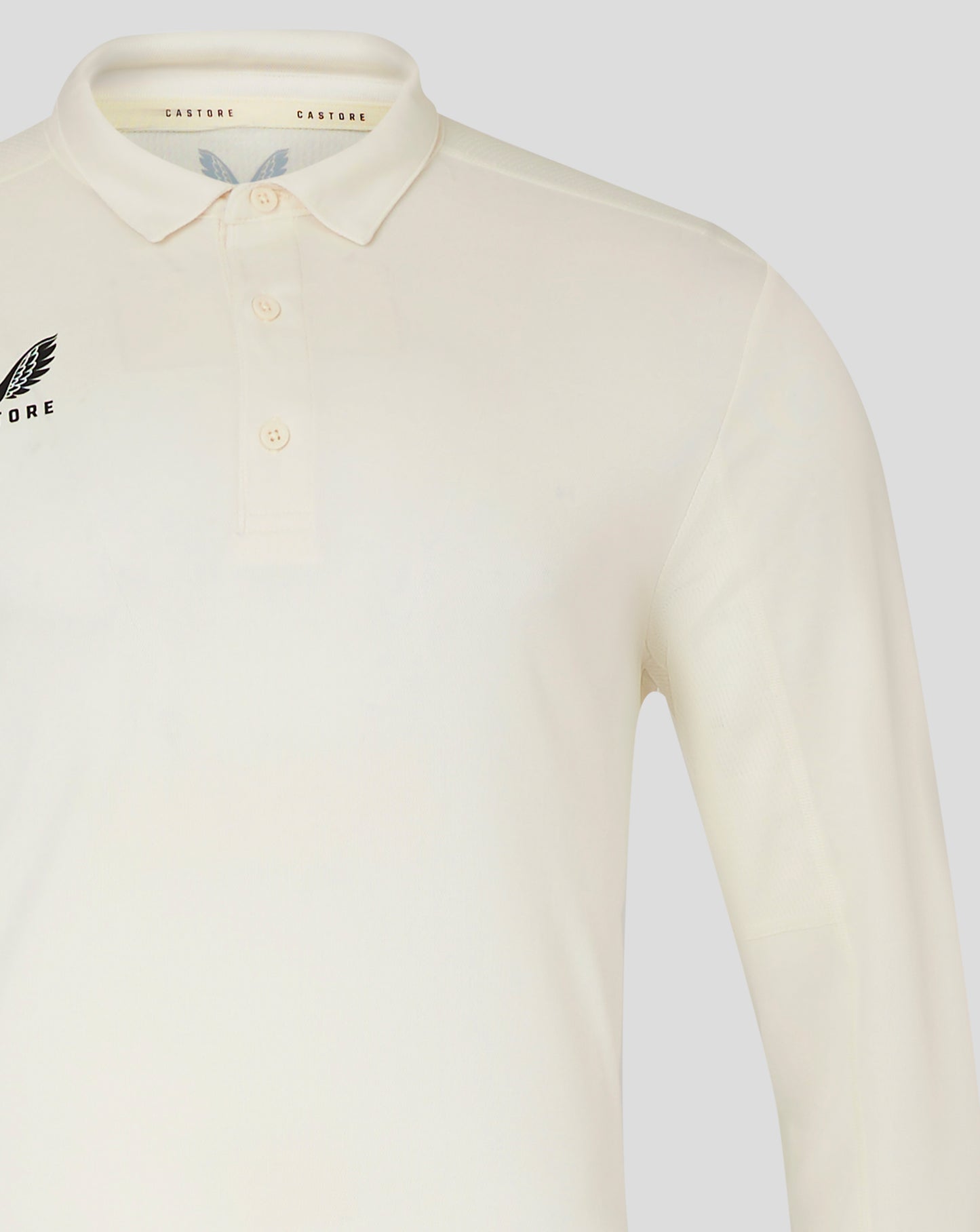 Mens Cricket Long Sleeve Shirt - Cannoli Cream