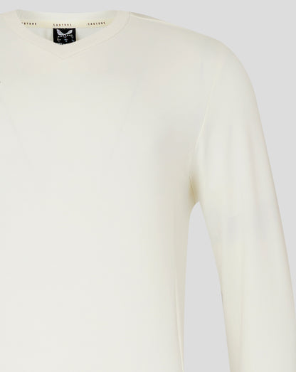 Mens Cricket Jumper - Cannoli Cream