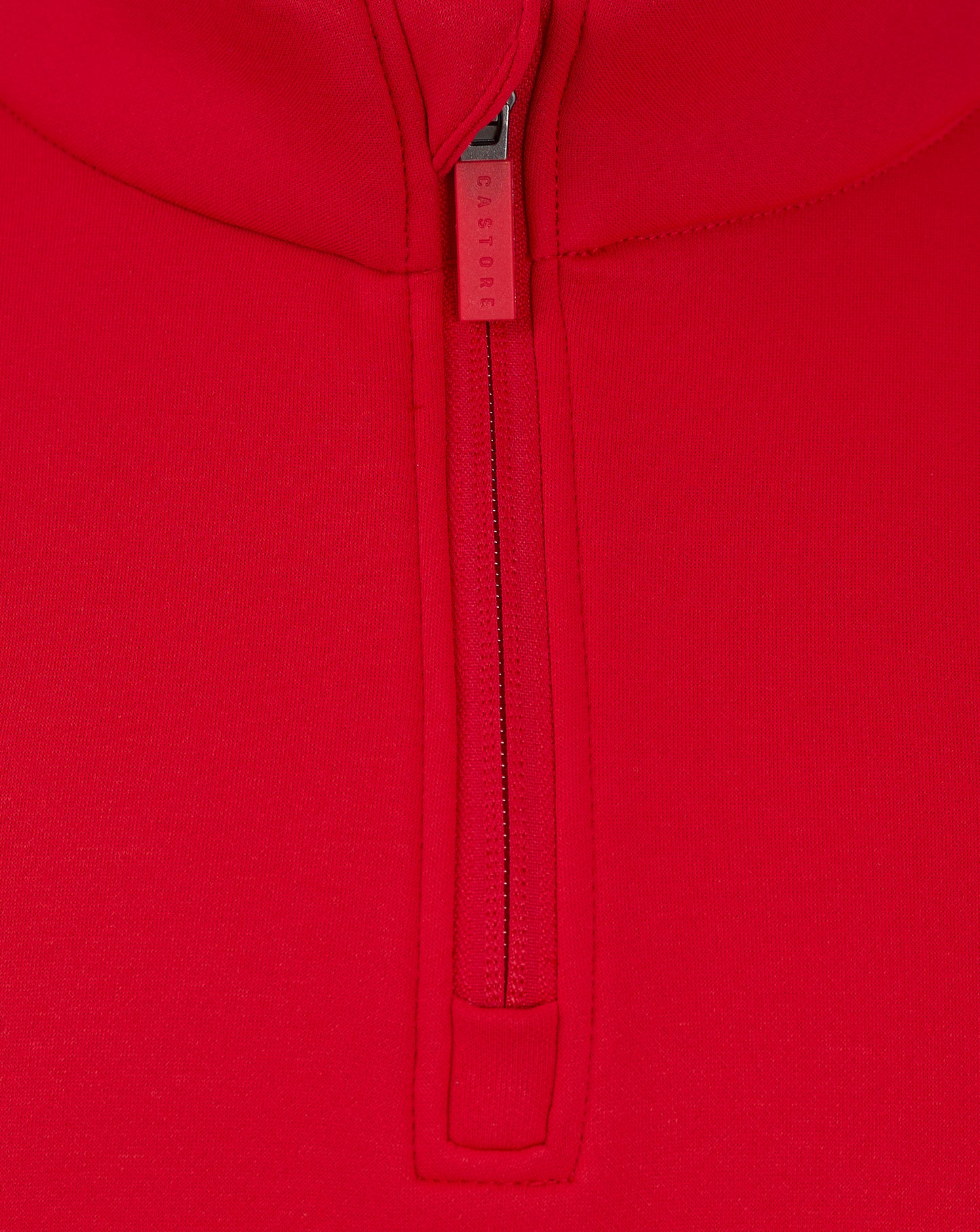 Mens Fleece Lined 1/4 Zip - True Red