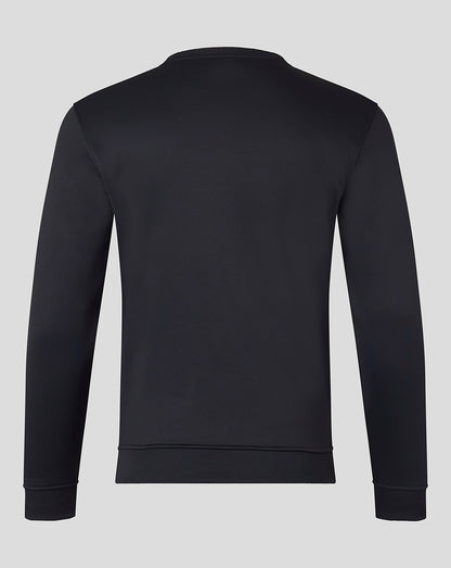 Mens Brushback Sweatshirt - Caviar