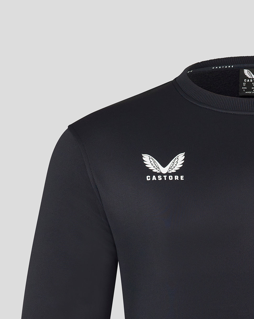 Mens Brushback Sweatshirt - Caviar