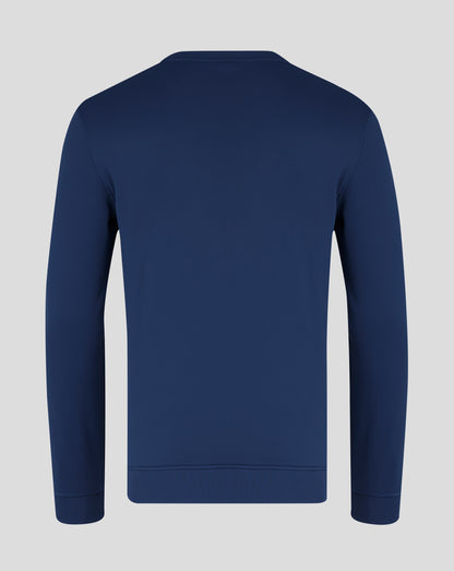 Mens Brushback Sweatshirt - Peacoat