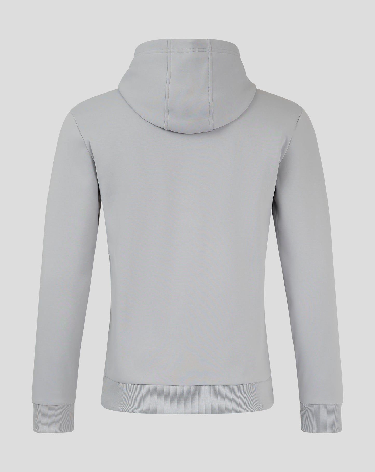 Mens Full Zip Brushback Hoodie - High Rise