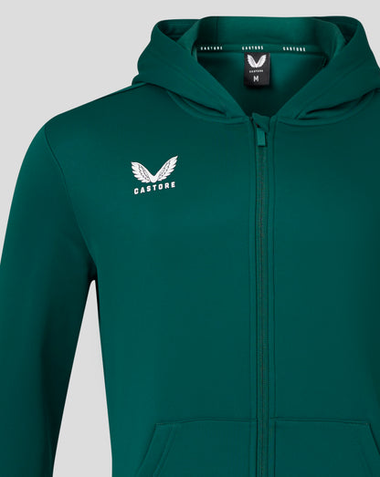 Mens Full Zip Brushback Hoodie - Botanical Garden