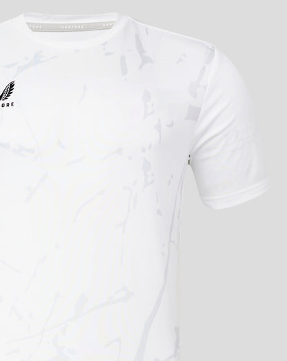 Mens Marble Performance Tee - Brilliant White