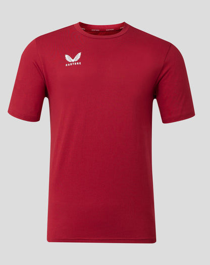 Mens Cotton Leisure Tee - Biking Red