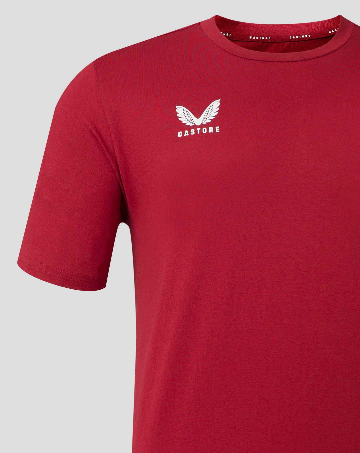 Mens Cotton Leisure Tee - Biking Red