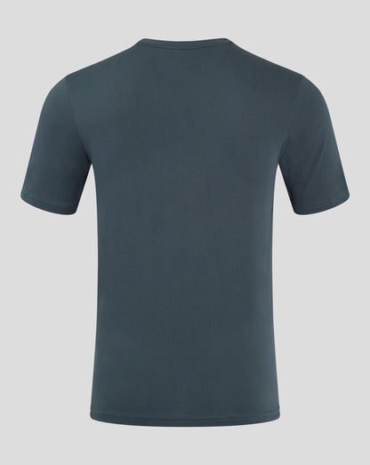 Mens Cotton Leisure Tee - Dark Slate