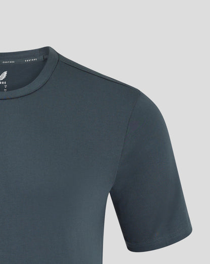 Mens Cotton Leisure Tee - Dark Slate