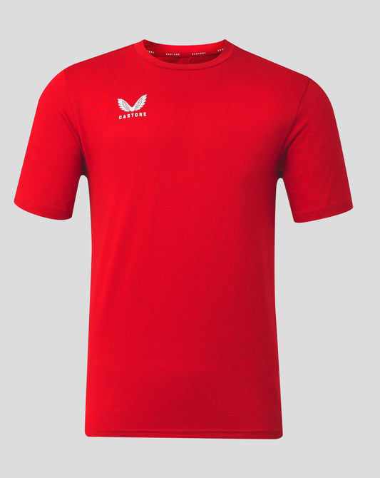 Mens Cotton Leisure Tee - True Red