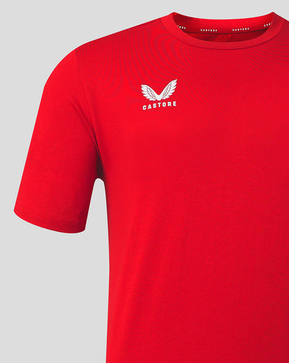 Mens Cotton Leisure Tee - True Red