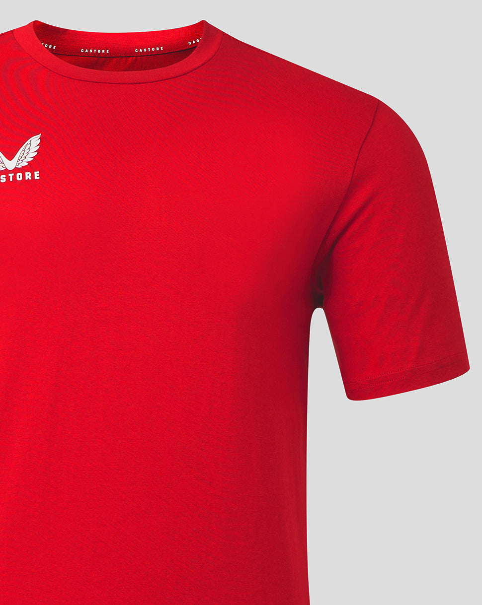 Mens Cotton Leisure Tee - True Red