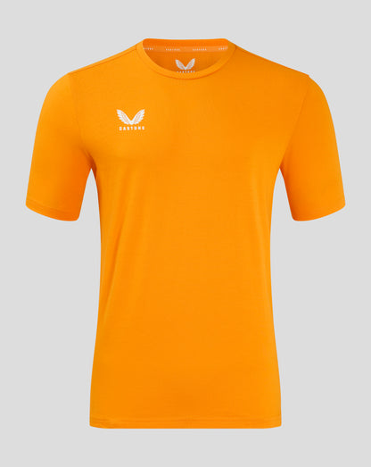 Mens Cotton Leisure Tee - Bright Marigold