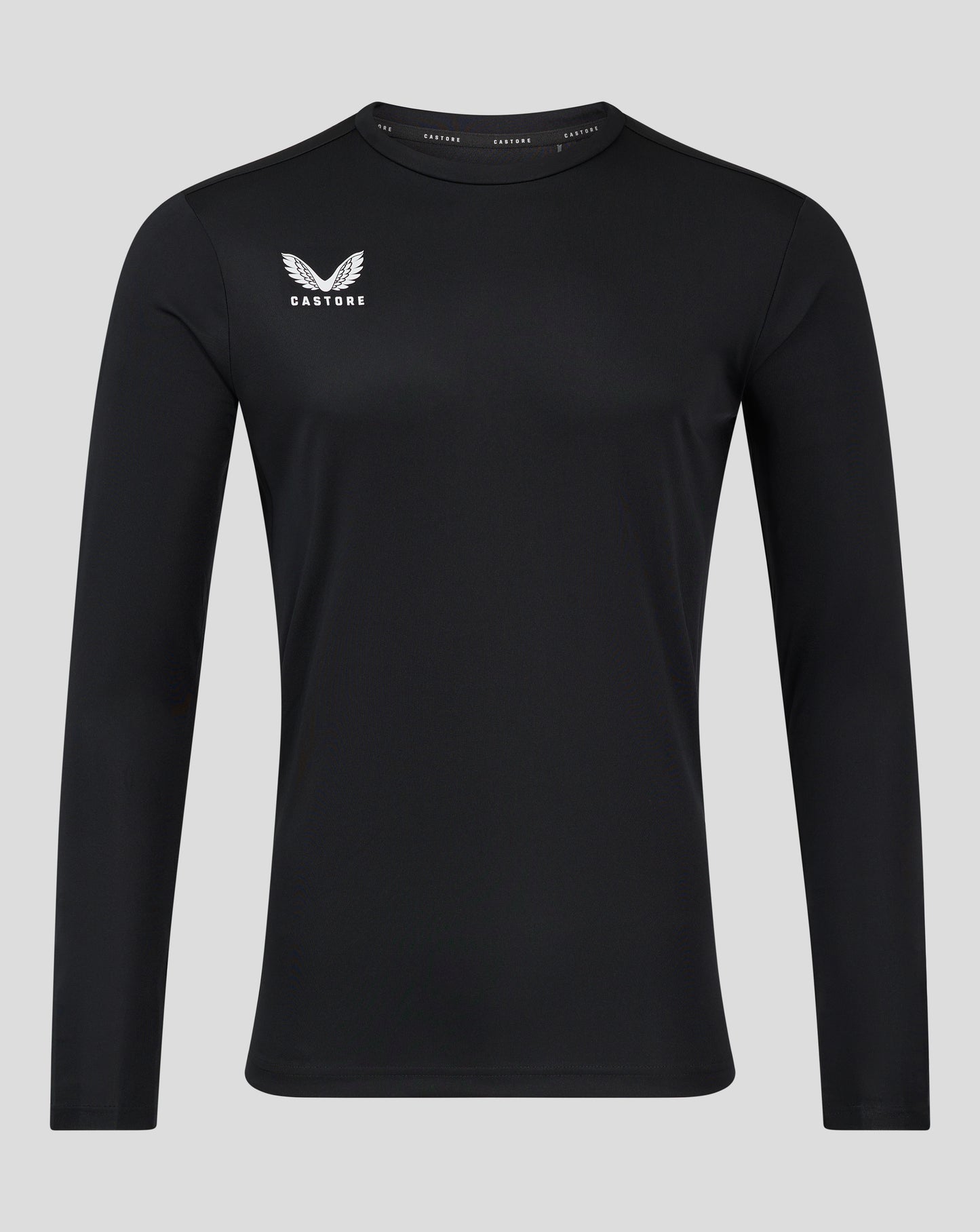 Mens Long Sleeve Performance Tee - Caviar