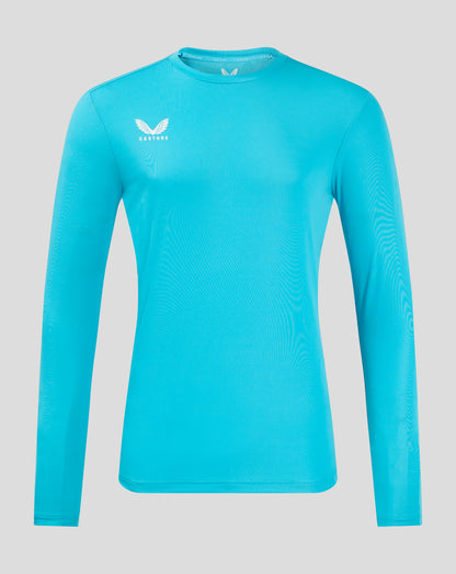 Mens Long Sleeve Performance Tee - Aquarius