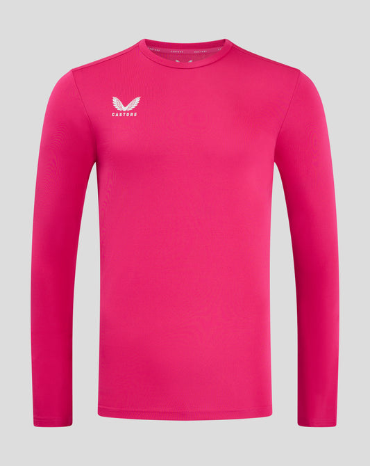 Mens Long Sleeve Performance Tee - Beetroot Purple