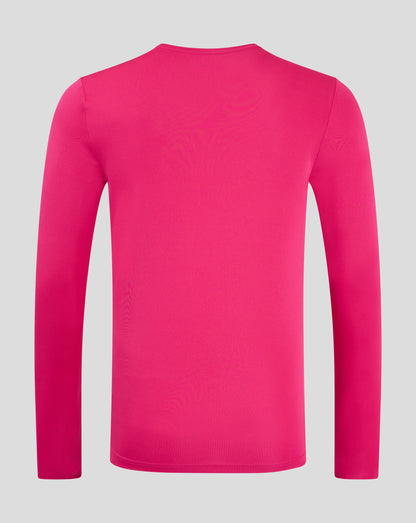 Mens Long Sleeve Performance Tee - Beetroot Purple