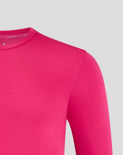 Mens Long Sleeve Performance Tee - Beetroot Purple