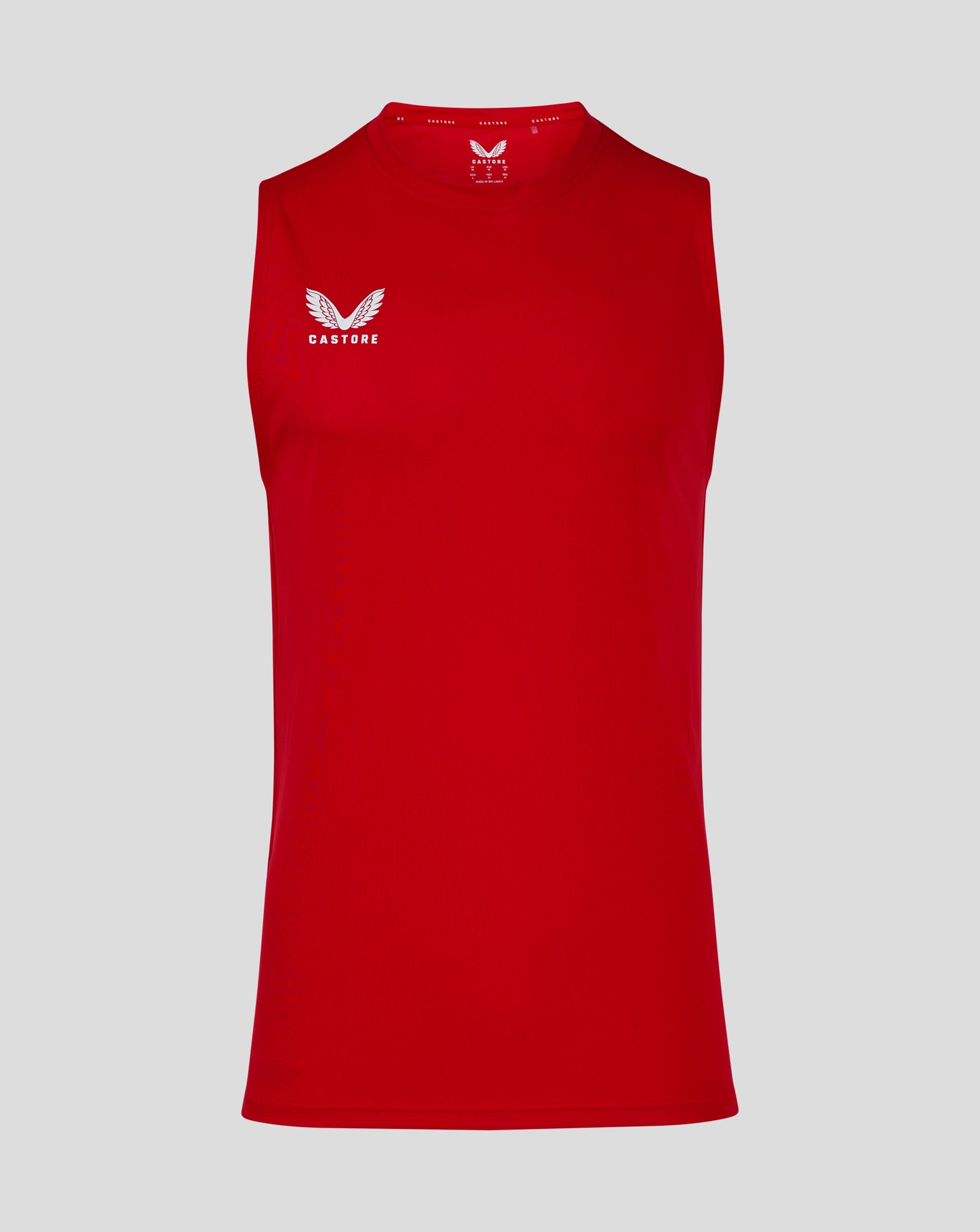 Mens Training Singlet - True Red