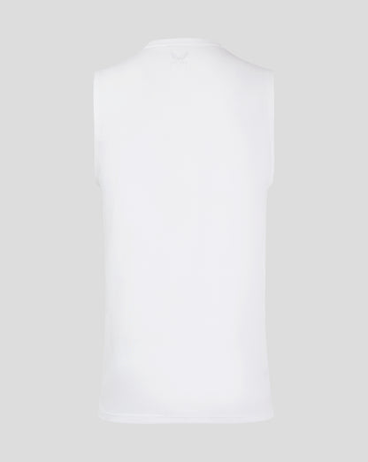 Mens Training Singlet - Brilliant White