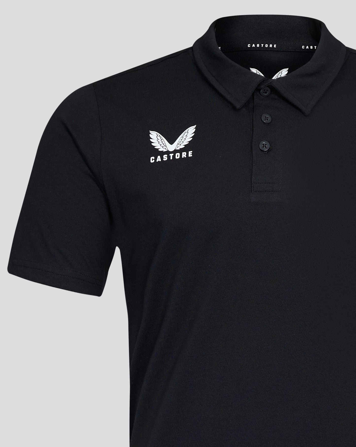 Mens Cotton Leisure Polo - Caviar