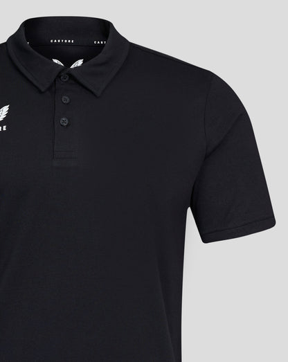 Mens Cotton Leisure Polo - Caviar