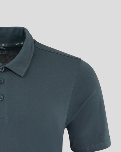 Mens Cotton Leisure Polo - Dark Slate