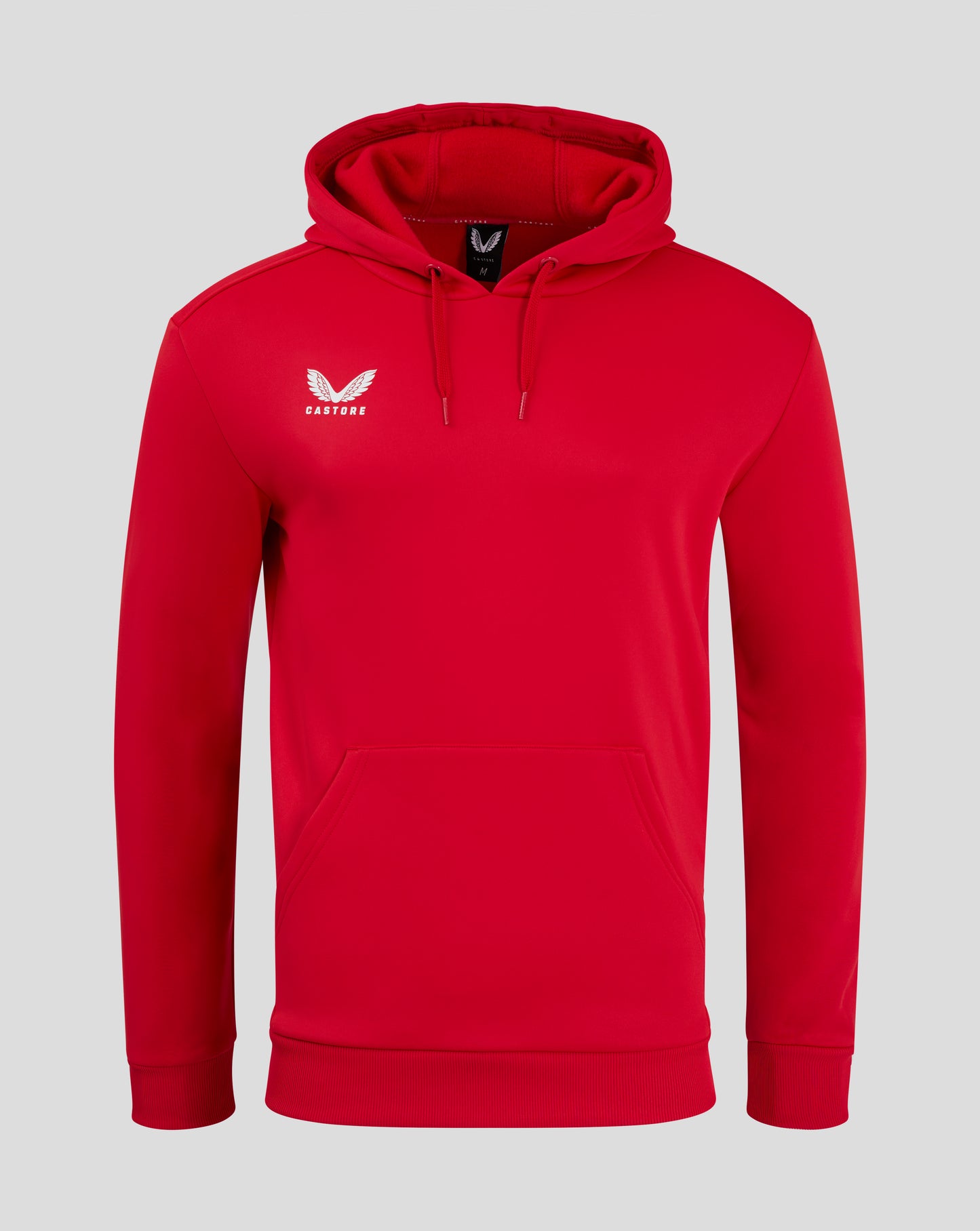 Mens Performance Overhead Hoodie - True Red