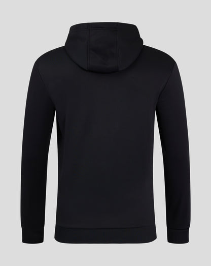 Mens Performance Overhead Hoodie - Caviar