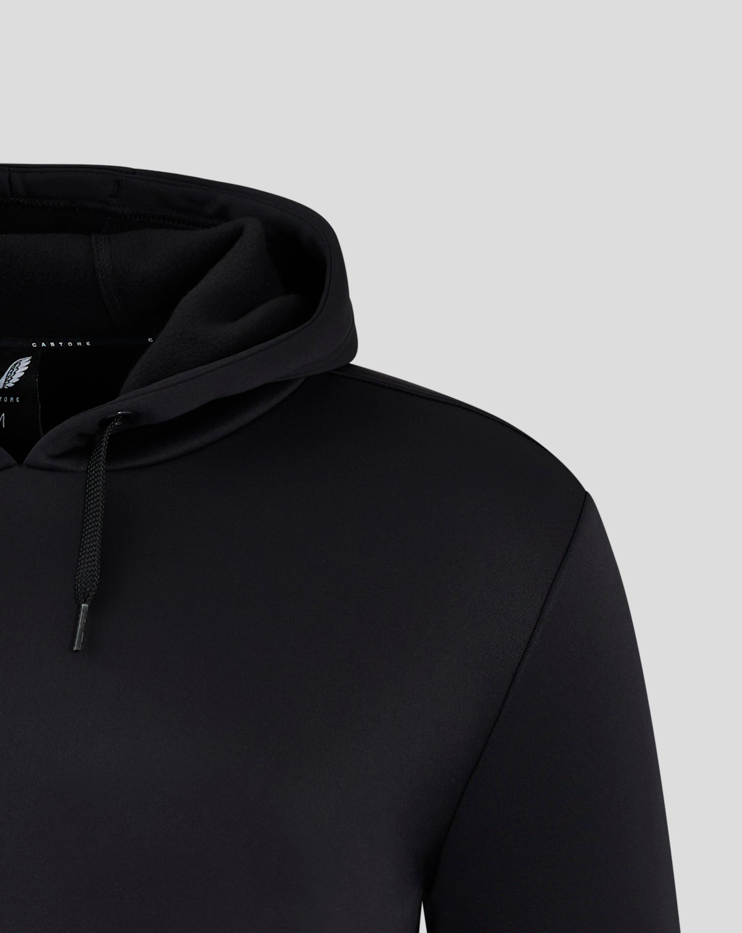 Mens Performance Overhead Hoodie - Caviar