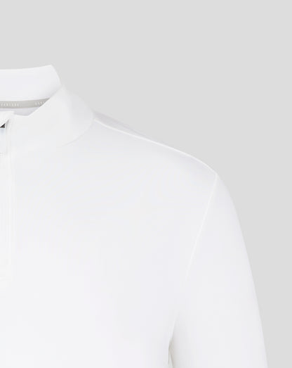 Mens 1/4 Zip - Brilliant White